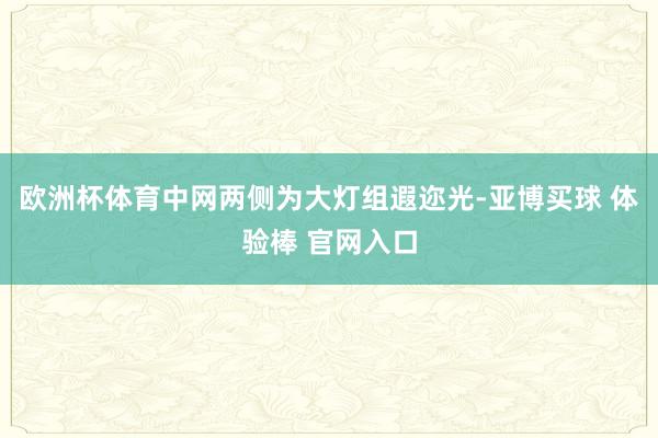 欧洲杯体育中网两侧为大灯组遐迩光-亚博买球 体验棒 官网入口
