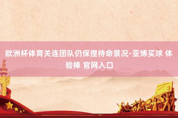 欧洲杯体育关连团队仍保捏待命景况-亚博买球 体验棒 官网入口
