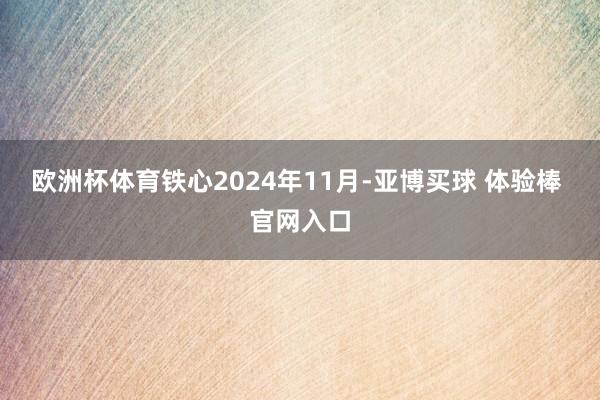 欧洲杯体育铁心2024年11月-亚博买球 体验棒 官网入口
