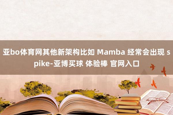 亚bo体育网其他新架构比如 Mamba 经常会出现 spike-亚博买球 体验棒 官网入口